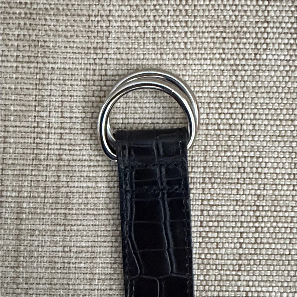Talbots black croc